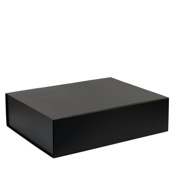 Black Boxes | Large Hamper Gift Box – Matt Black With Magnetic Closing Lid Black Boxes Black Boxes