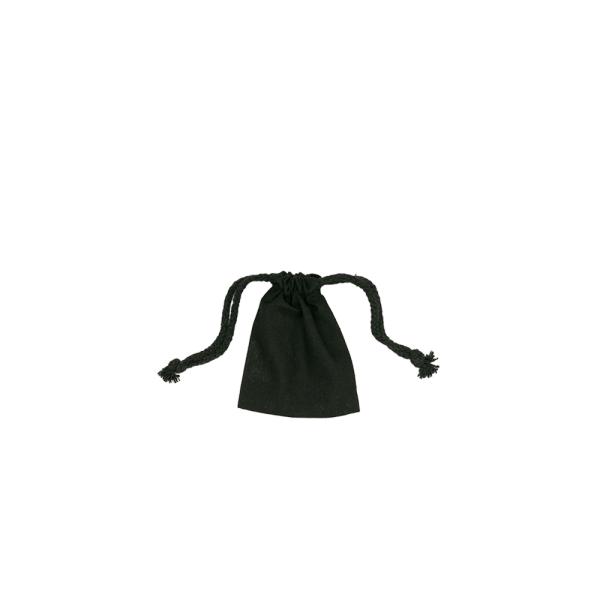 Calico Bags | Black Calico Bags 10Cm X 12Cm With Drawstrings Bags Calico Bags