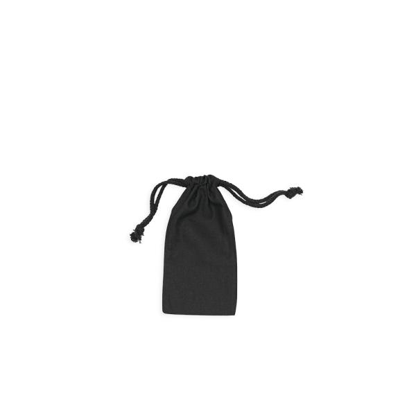 Calico Bags | Black Calico Bags 10Cm X 20Cm With Drawstrings Bags Calico Bags