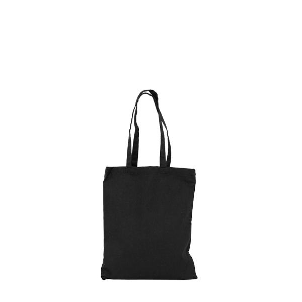 Calico Bags | Black Calico Bags 22Cm X 26Cm With Two Short Handles Bags Calico Bags