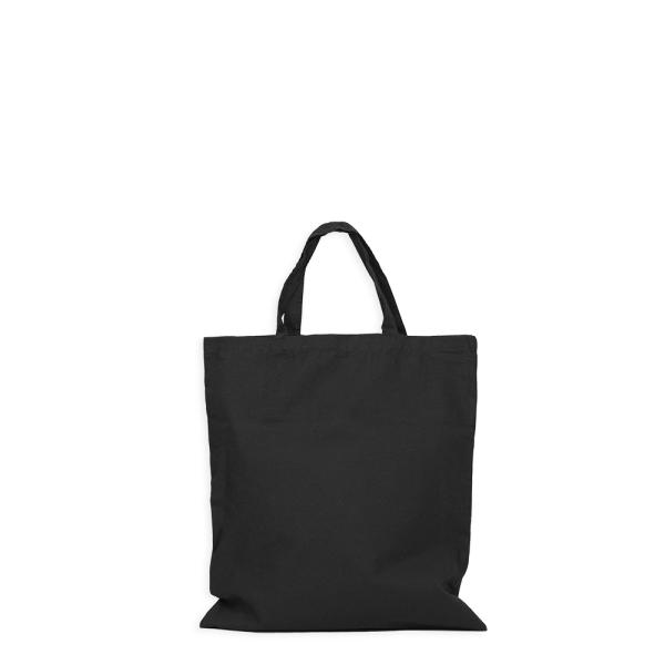 Calico Bags | Black Calico Bags 37Cm X 42Cm With Two Short Handles Bags Calico Bags