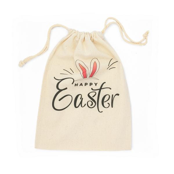 Calico Bags | Easter Bags – Bunny Ears – Calico Bags 20Cm X 30Cm With Drawstrings Bags Calico Bags