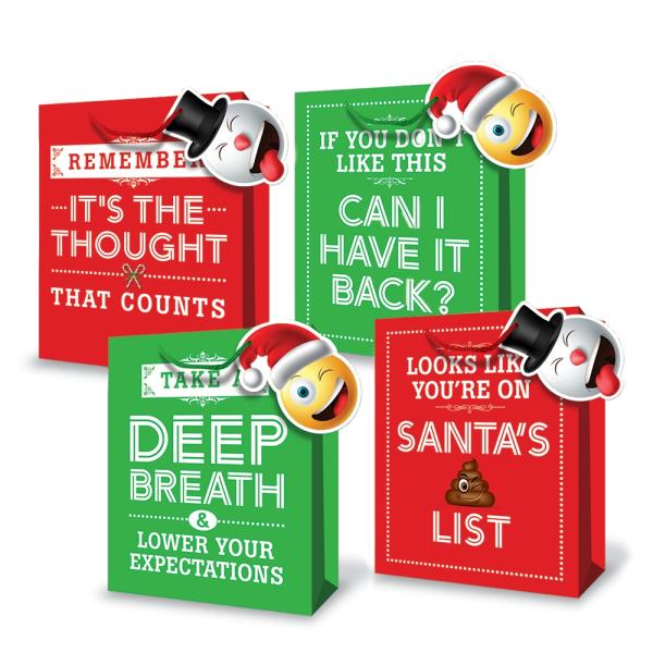 Christmas Bags | Christmas Bags – Cheeky Monkey Assortment – Medium To Large Christmas Christmas Bags