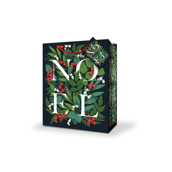 Christmas Bags | Christmas Bags – Noel & Berries – Small To Medium Christmas Christmas Bags