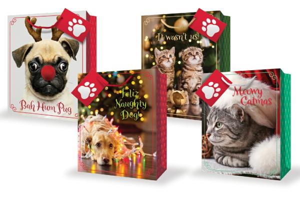 Christmas Bags | Christmas Bags – Pets – Medium To Large Christmas Christmas Bags