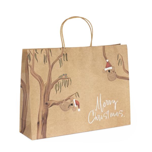 Christmas Bags | Kraft Bags – Christmas Australiana – Boutique – Brown Christmas Christmas Bags