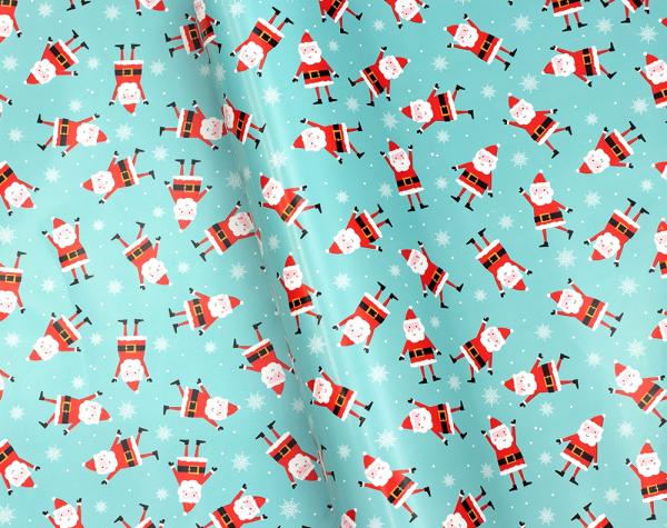 Christmas Wrapping Paper | Christmas Wrapping Paper – 500Mm X 60M – Floating Santa Christmas Christmas Wrapping Paper