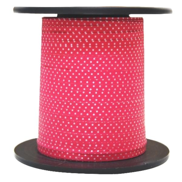 Curling Ribbon | Curling Ribbon – 5Mm X 225M – Red Swiss Dots Curling Ribbon Curling Ribbon