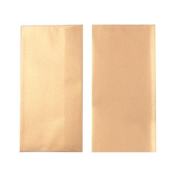 Envelopes | Metallic Gold Dl Envelopes – Pack Of 10 – 120Gsm By Quill Envelopes Envelopes