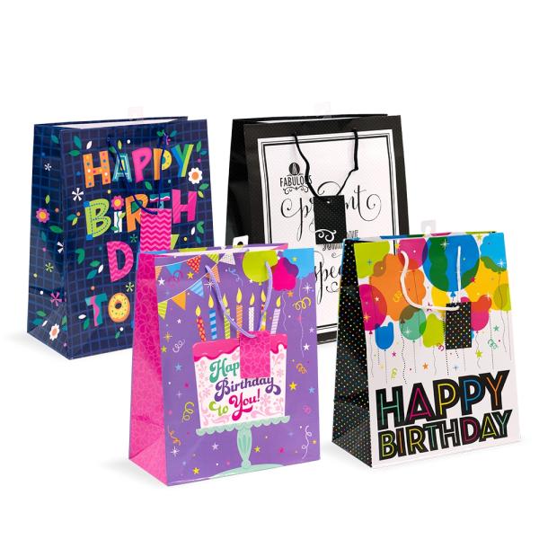 Gift Bags – Everyday Designs | Birthday Assorted Pack – Glossy Gift Bags Bags Gift Bags - Everyday Designs