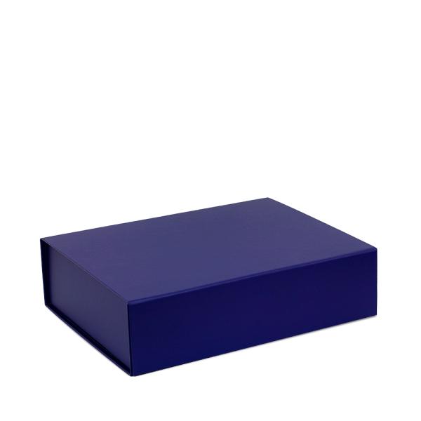 Gift & Hamper Boxes With Magnetic Lid | Medium Hamper Gift Box – Matt Dark Blue With Magnetic Closing Lid Boxes Gift & Hamper Boxes With Magnetic Lid