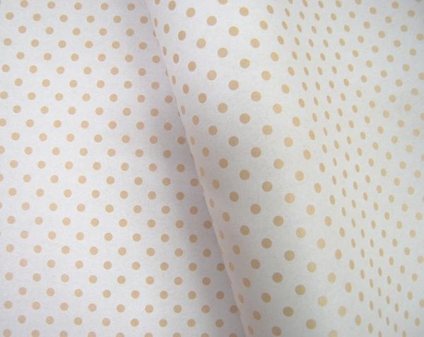 Gift Wrap Paper Rolls – Bulk | Wrapping Paper – 500Mm X 60M – Kraft Brown Dots On White Gift Wrap Paper Rolls - Bulk Gift Wrap Paper Rolls - Bulk