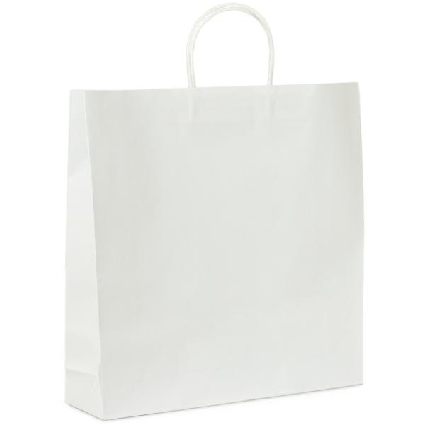 Kraft Paper Bags – Twisted Handles | Kraft Bags – Extra Large – White Bags Kraft Paper Bags - Twisted Handles