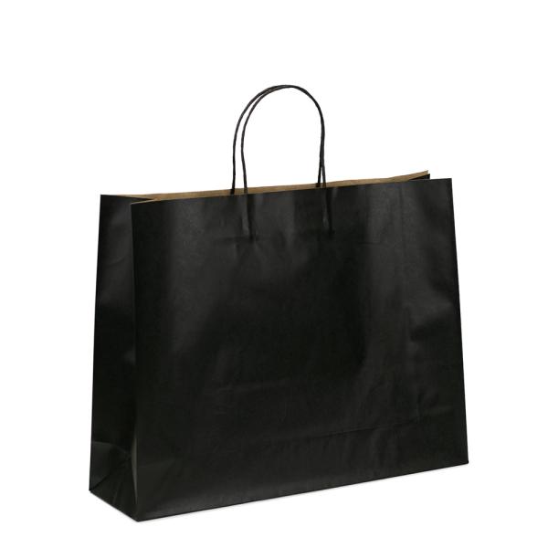 Kraft Paper Bags – Twisted Handles | Kraft Bags – Large Boutique – Black Bags Kraft Paper Bags - Twisted Handles