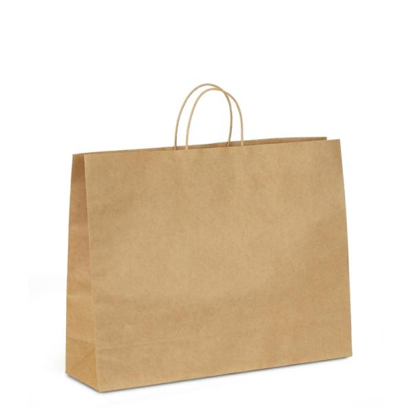 Kraft Paper Bags – Twisted Handles | Kraft Bags – Large Boutique – Brown Bags Kraft Paper Bags - Twisted Handles