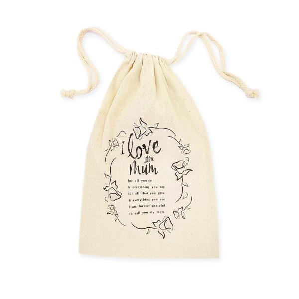 Mother’s Day Bags | Mother’s Day Bags – I Love You Mum – Calico Bags 20Cm X 30Cm With Drawstrings Bags Mother's Day Bags