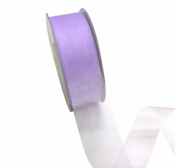 Organza Ribbon | Sheer Organza Cut Edge Ribbon – 25Mm X 50M – Lavender Organza Ribbon Organza Ribbon