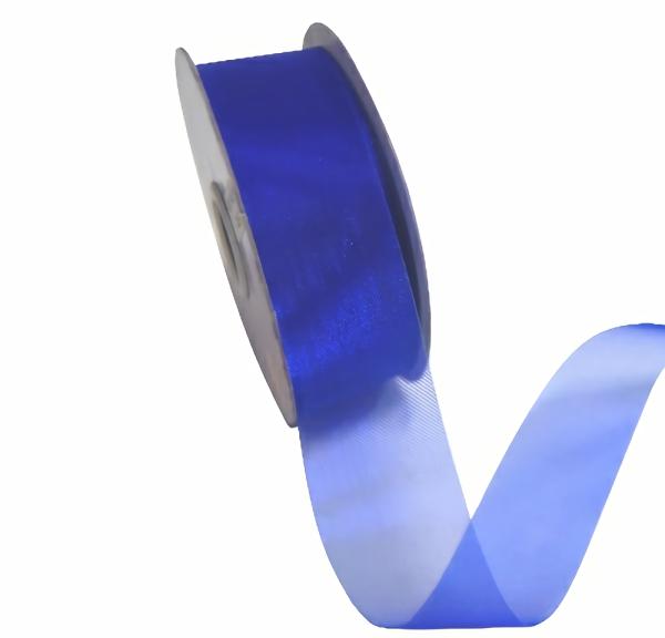 Organza Ribbon | Sheer Organza Cut Edge Ribbon – 25Mm X 50M – Royal Blue Organza Ribbon Organza Ribbon