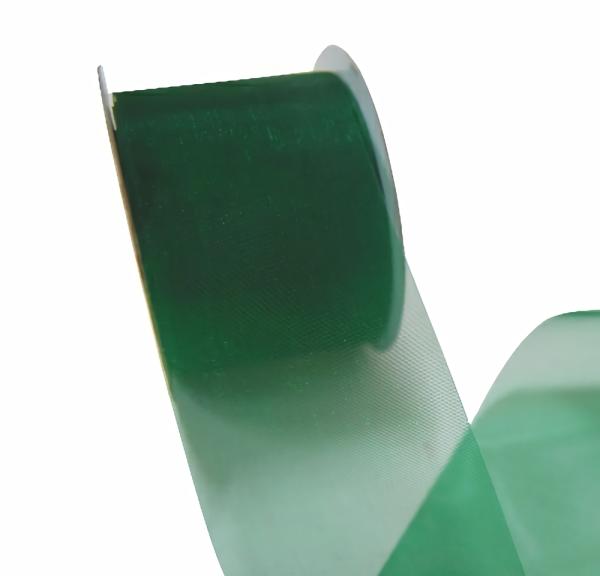 Organza Ribbon | Sheer Organza Cut Edge Ribbon – 50Mm X 25M – Bottle Green Organza Ribbon Organza Ribbon