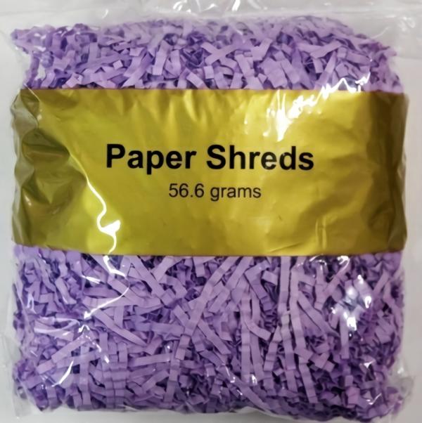 Paper Shreds | Paper Shreds – 56.6Grams – Light Purple Paper Shreds Paper Shreds