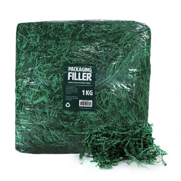 Paper Shreds | Shredded Paper Shreds Filler – 1Kg – Dark Green Paper Shreds Paper Shreds