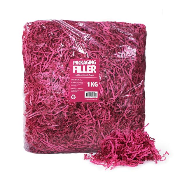 Paper Shreds | Shredded Paper Shreds Filler – 1Kg – Hot Pink Paper Shreds Paper Shreds