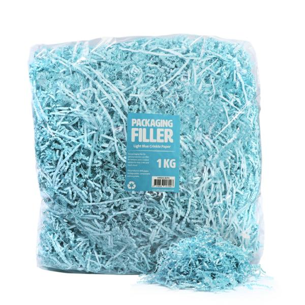 Paper Shreds | Shredded Paper Shreds Filler – 1Kg – Light Blue Paper Shreds Paper Shreds