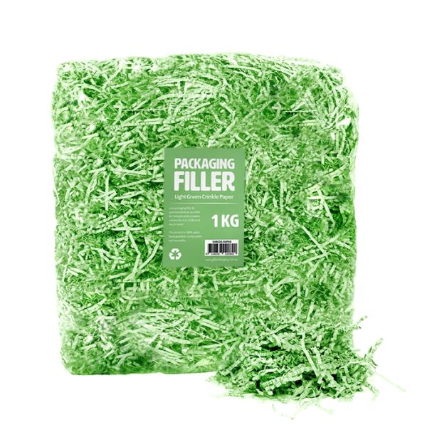 Paper Shreds | Shredded Paper Shreds Filler – 1Kg – Light Green Paper Shreds Paper Shreds