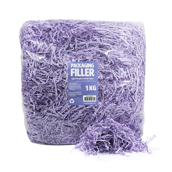 Paper Shreds | Shredded Paper Shreds Filler – 1Kg – Light Purple Paper Shreds Paper Shreds