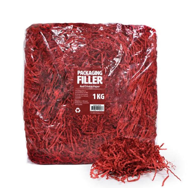 Paper Shreds | Shredded Paper Shreds Filler – 1Kg – Red Paper Shreds Paper Shreds