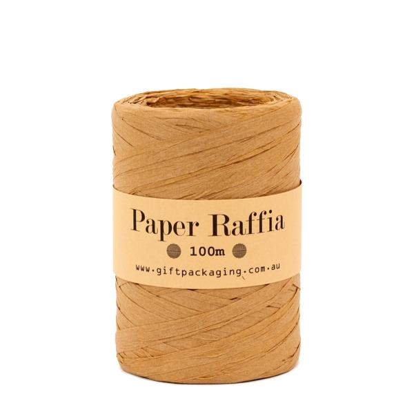 Paper Twine & Paper Raffia | Paper Raffia – 5Mm X 100Metres – Kraft Brown Paper Twine & Paper Raffia Paper Twine & Paper Raffia