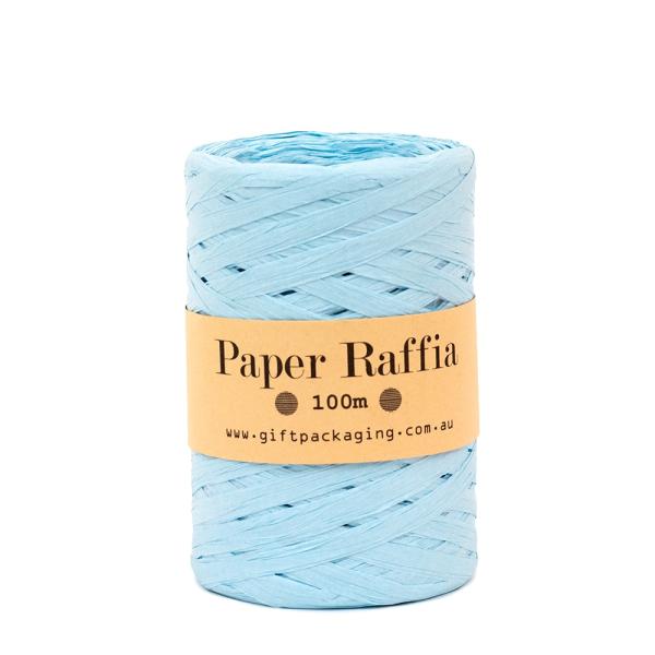 Paper Twine & Paper Raffia | Paper Raffia – 5Mm X 100Metres – Light Blue Paper Twine & Paper Raffia Paper Twine & Paper Raffia