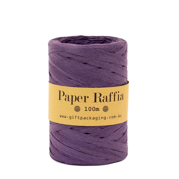 Paper Twine & Paper Raffia | Paper Raffia – 5Mm X 100Metres – Purple Paper Twine & Paper Raffia Paper Twine & Paper Raffia