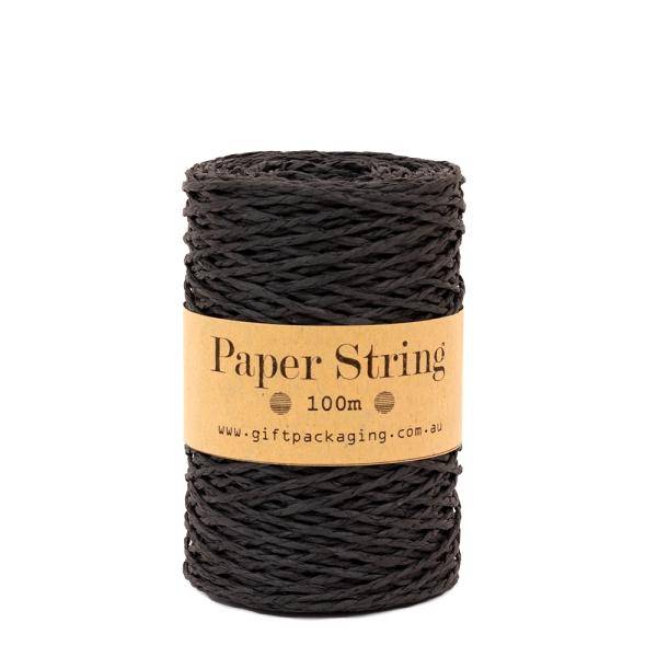 Paper Twine & Paper Raffia | Paper Twine – 2Mm X 100Metres – Black Paper String Paper Twine & Paper Raffia Paper Twine & Paper Raffia