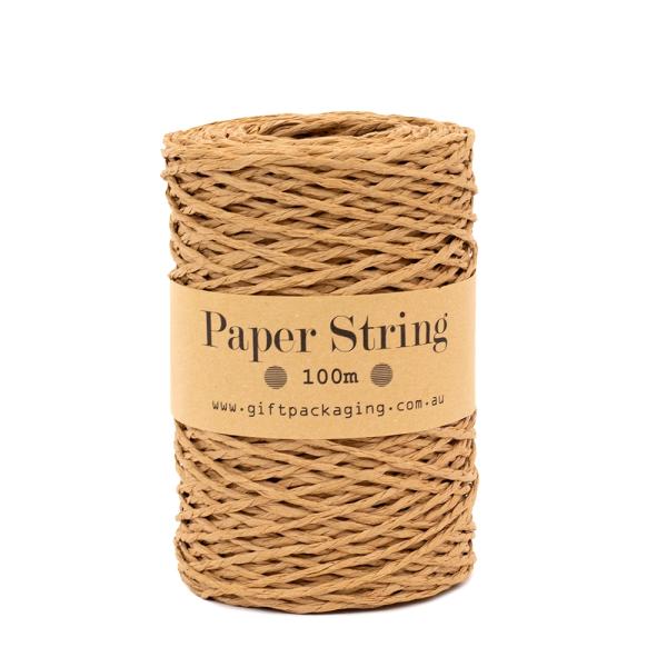 Paper Twine & Paper Raffia | Paper Twine – 2Mm X 100Metres – Kraft Paper String Paper Twine & Paper Raffia Paper Twine & Paper Raffia