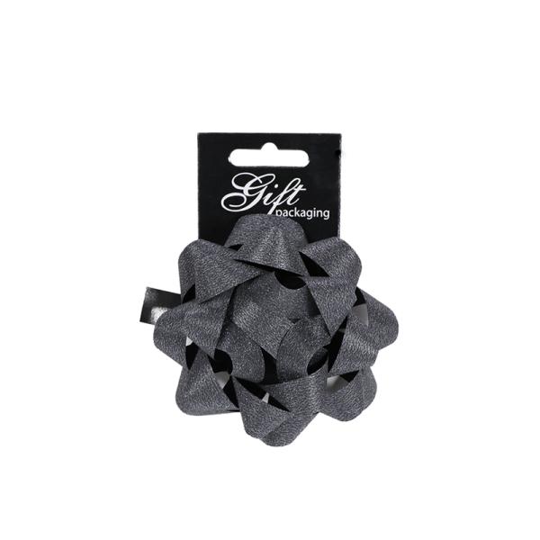 Retail Ready Bows | Glitter Sparkle Star Bow – Black Gift Bows Retail Ready Bows