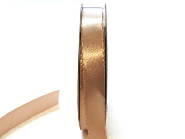 Satin Ribbon | Satin Ribbon – Woven Edge – 15Mm X 30M – Champagne Ribbons Satin Ribbon