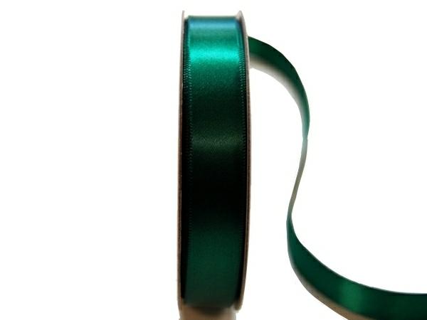 Satin Ribbon | Satin Ribbon – Woven Edge – 15Mm X 30M – Emerald Ribbons Satin Ribbon