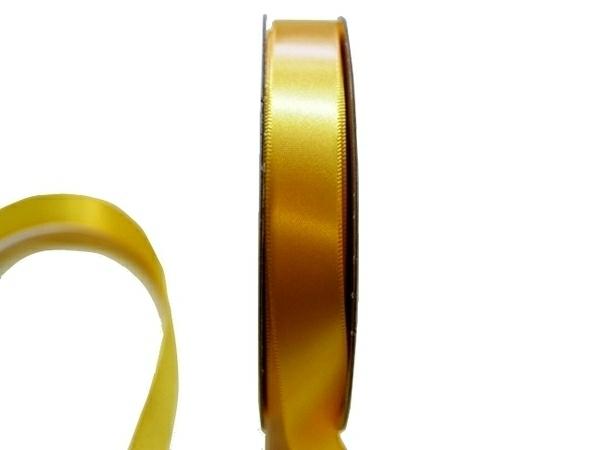 Satin Ribbon | Satin Ribbon – Woven Edge – 15Mm X 30M – Gold Ribbons Satin Ribbon