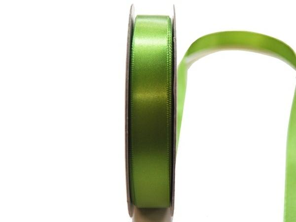 Satin Ribbon | Satin Ribbon – Woven Edge – 15Mm X 30M – Moss Green Ribbons Satin Ribbon