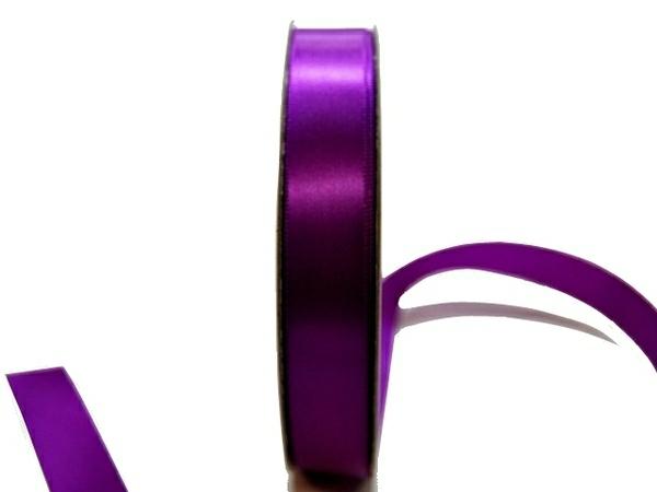 Satin Ribbon | Satin Ribbon – Woven Edge – 15Mm X 30M – Purple Ribbons Satin Ribbon