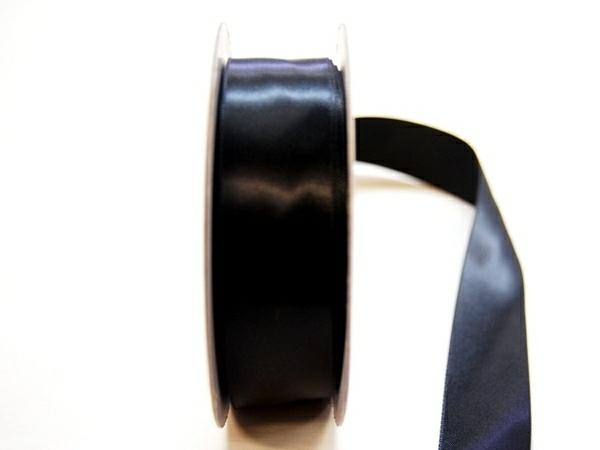 Satin Ribbon | Satin Ribbon – Woven Edge – 25Mm X 30M – Black Ribbons Satin Ribbon