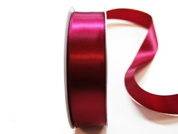 Satin Ribbon | Satin Ribbon – Woven Edge – 25Mm X 30M – Burgundy Ribbons Satin Ribbon