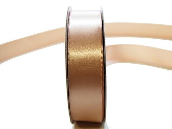 Satin Ribbon | Satin Ribbon – Woven Edge – 25Mm X 30M – Champagne Ribbons Satin Ribbon