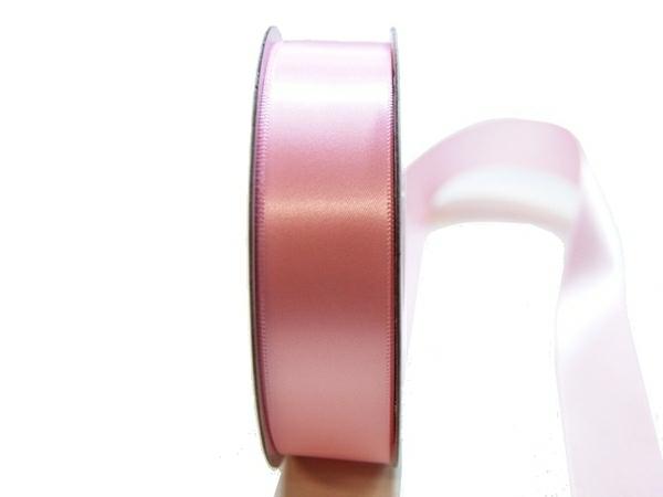 Satin Ribbon | Satin Ribbon – Woven Edge – 25Mm X 30M – Light Pink Ribbons Satin Ribbon