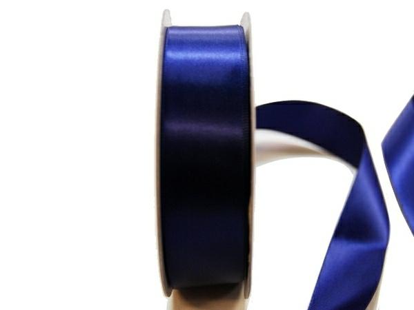 Satin Ribbon | Satin Ribbon – Woven Edge – 25Mm X 30M – Navy Blue Ribbons Satin Ribbon