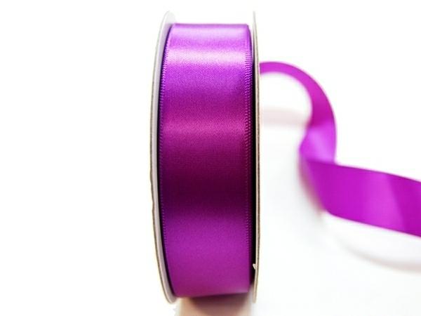 Satin Ribbon | Satin Ribbon – Woven Edge – 25Mm X 30M – Purple Ribbons Satin Ribbon