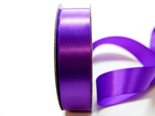 Satin Ribbon | Satin Ribbon – Woven Edge – 25Mm X 30M – Violet Ribbons Satin Ribbon