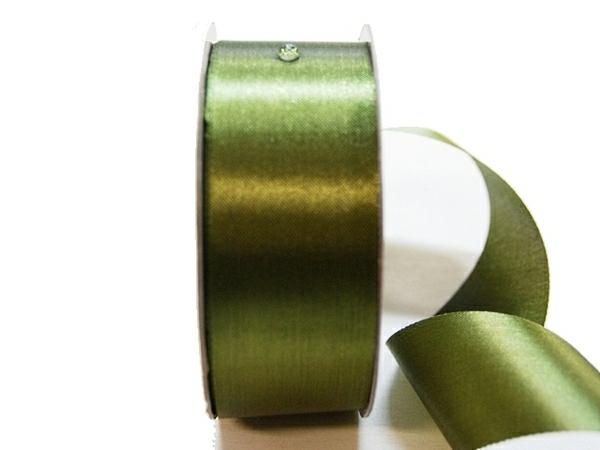 Satin Ribbon | Water Repellent Satin Ribbon – 38Mm X 45M – Avocado Green Ribbons Satin Ribbon