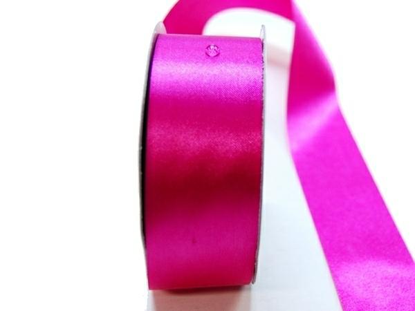 Satin Ribbon | Water Repellent Satin Ribbon – 38Mm X 45M – Fuchsia Hot Pink Ribbons Satin Ribbon